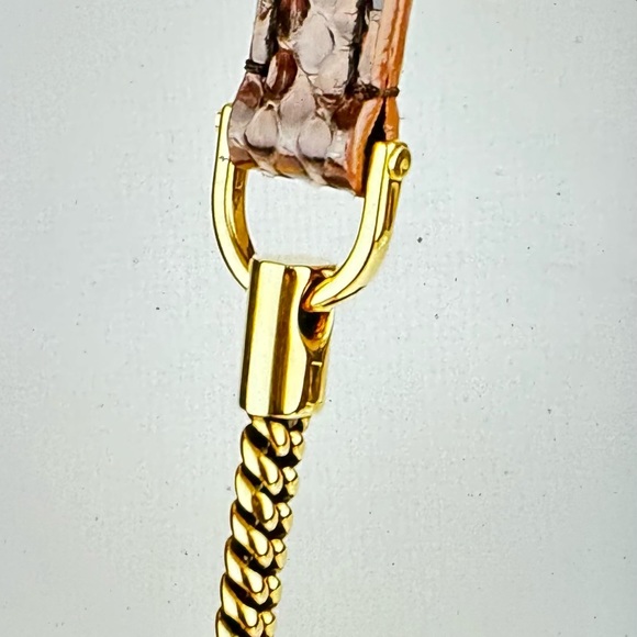 LOUIS VUITTON Python Suede Monogram Empire Levant Marron XBody LIMITED EDITION - Picture 4 of 11